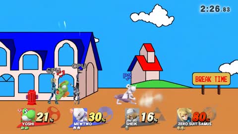Super Smash Bros 4 Wii U Battle207