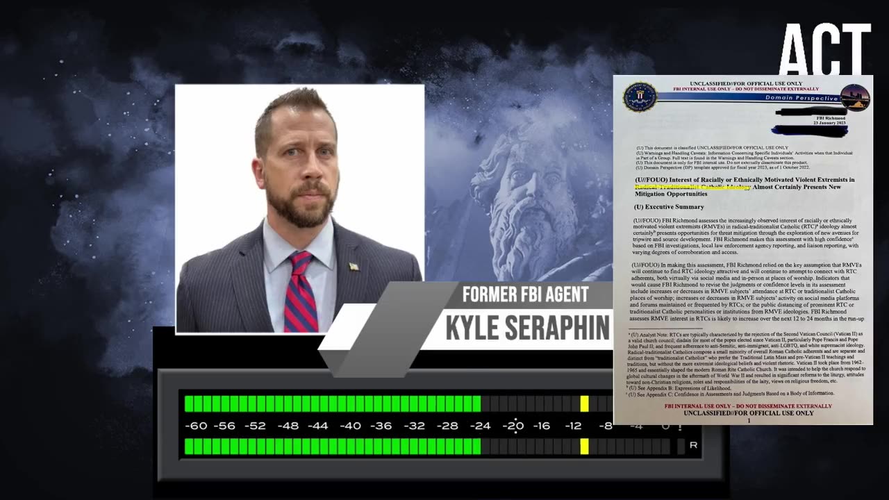 FBI Whistleblower Kyle Seraphin Discusses FBI Richmond Targeting Catholics