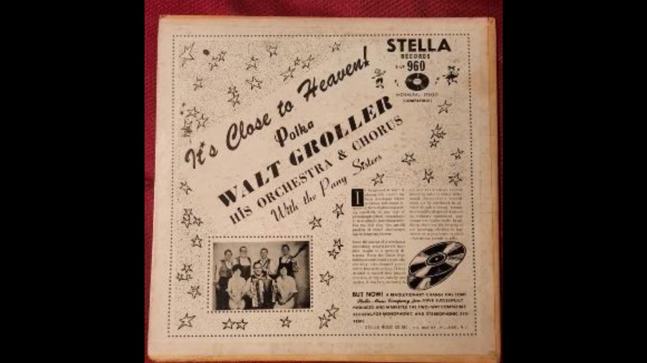 Walt Groller Orchestra With The Pany Sisters - The Path in the Forest Waltz