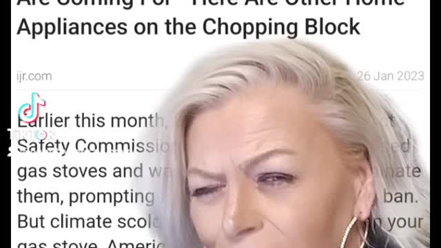 They coming after your gas stove because that's a form of how you could cook and heat