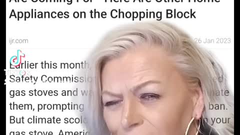 They coming after your gas stove because that's a form of how you could cook and heat