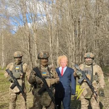 Ukrainian soldiers act stupidly; Trump may become US president again, please God