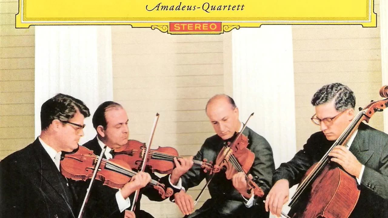 Beethoven - String Quartet in C sharp minor, Op. 131 - Amadeus Quartet (1960)