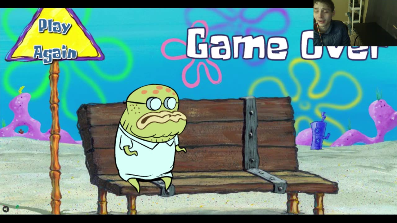 Failed Attempt #11 To Complete The SpongeBob SquarePants Bags Away Video Game With Live Commentary