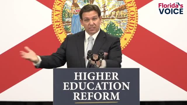 DeSantis Stands Up To Woke Universities, Promises Kids Will Be Able To Think For Themselves