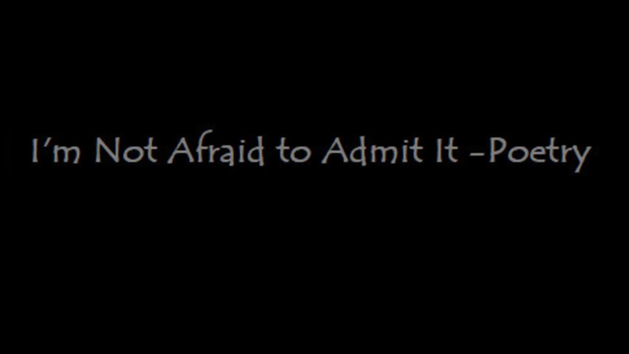 Admitting what you need is all you have to do...