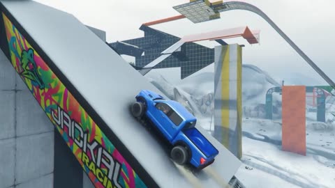 GTA 5 PARKOUR STUNT RACE