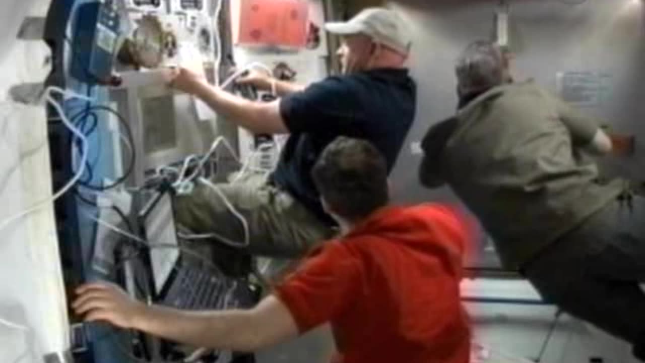 preparing for a space walk