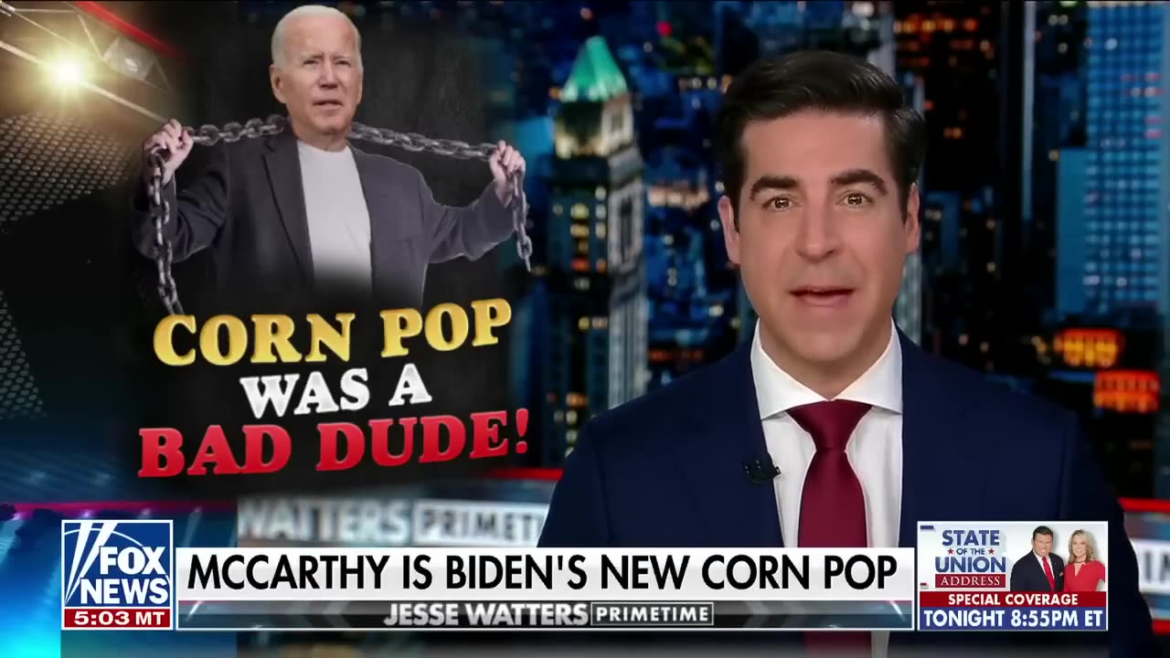 Jesse Watters ‘Corn pop’ may be Biden’s greatest story of all time