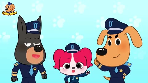 Police VS A Fire Dragon | Kids Cartoons | Sheriff Labrador New Episodes