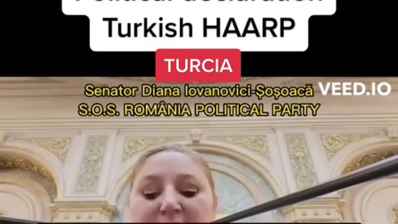 Rumänische Senatorin spricht über Erdbeben in der Türkei.