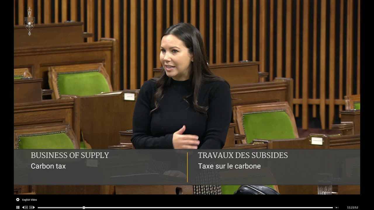 Kristina Michaud Takes on everyone in the house of commons.