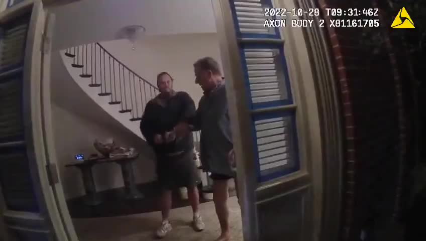 Paul Pelosi bodycam footage