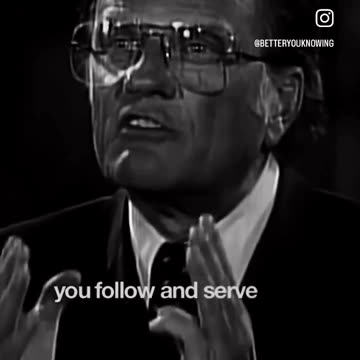 Billy Graham | Put Jesus first we are living in a fallen world. #Godfirst