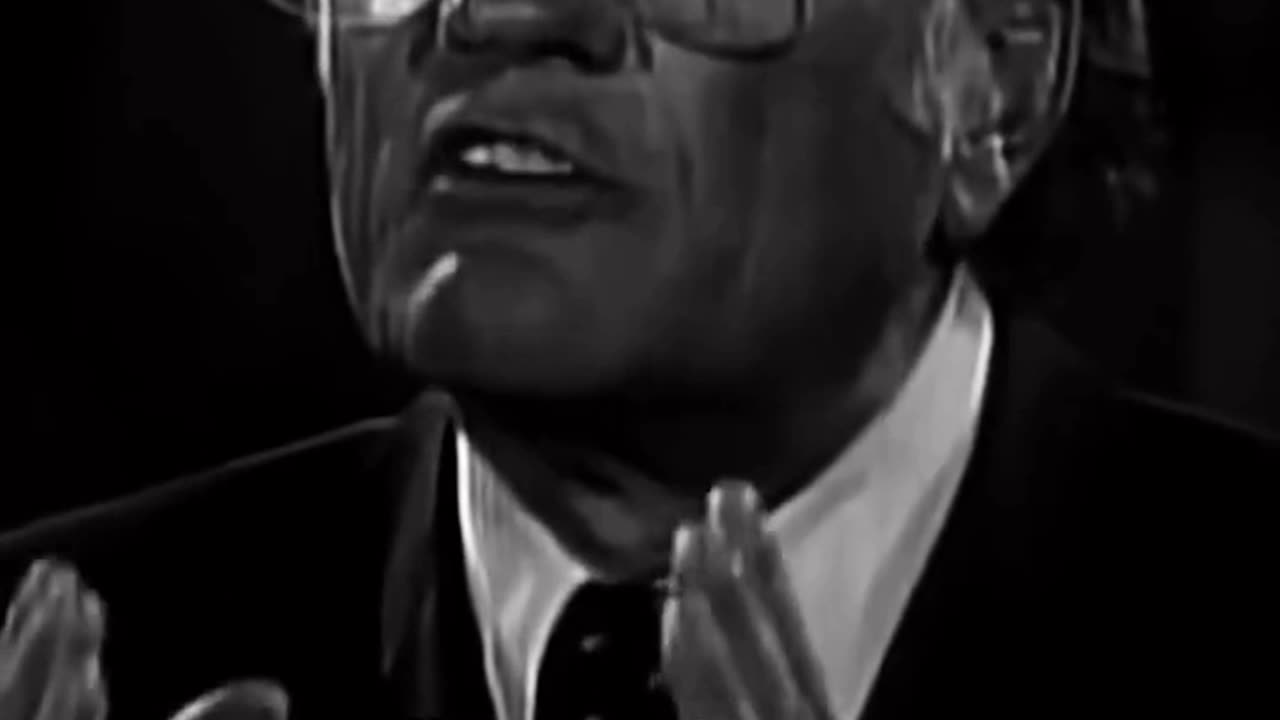Billy Graham | Put Jesus first we are living in a fallen world. #Godfirst