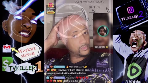 TRINA B WANNA NO WHY YALL SUPPORT MESSY CALLER HE GETS ON A BOX & RUN