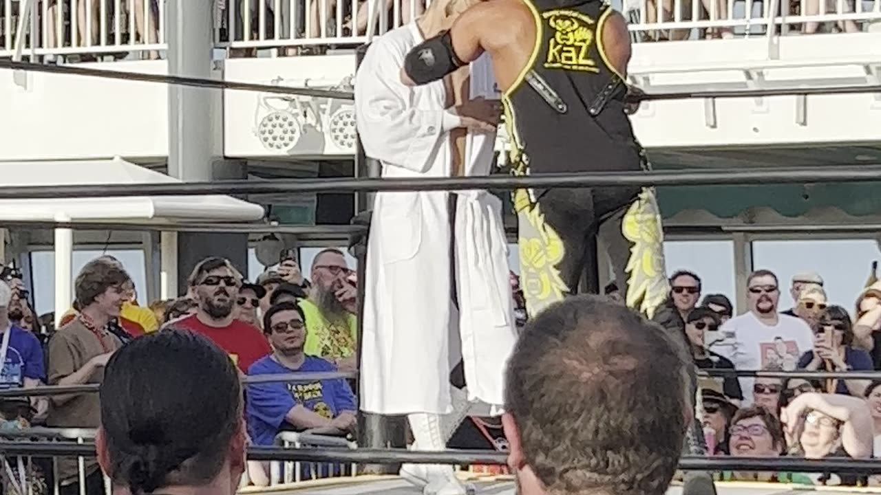 Funny “Drunkin” Pre Match Promo w/ Pretty Peter Avalon & Frankie Kazarian -Chris Jericho Cruise 2023