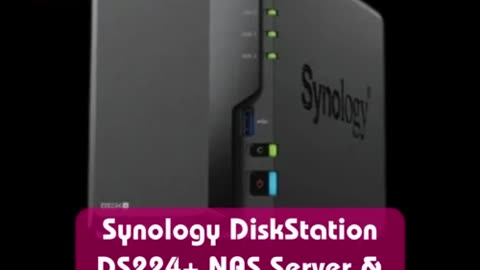 Synology DiskStation DS224+ NAS Server & Storage Desktop Link. Limited stock £299 👇🔥🔥