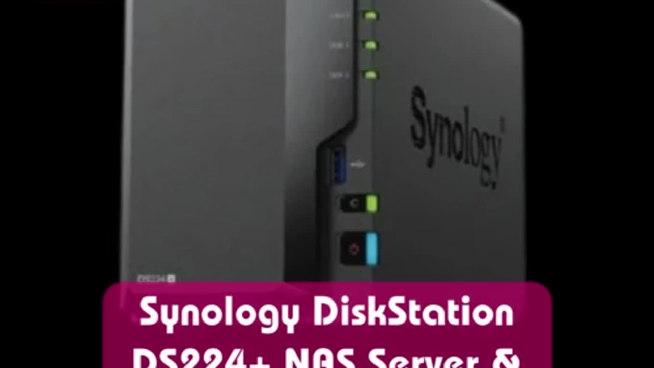 Synology DiskStation DS224+ NAS Server & Storage Desktop Link. Limited stock £299 👇🔥🔥