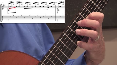 Technique Left-Hand, Part I. Video 21: m17-23 arpeggio section standard fingering