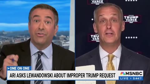 MSNBC host threatens to sue Corey Lewandowski.