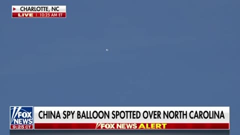 Chinese Spy Balloon spotted over North Carolina