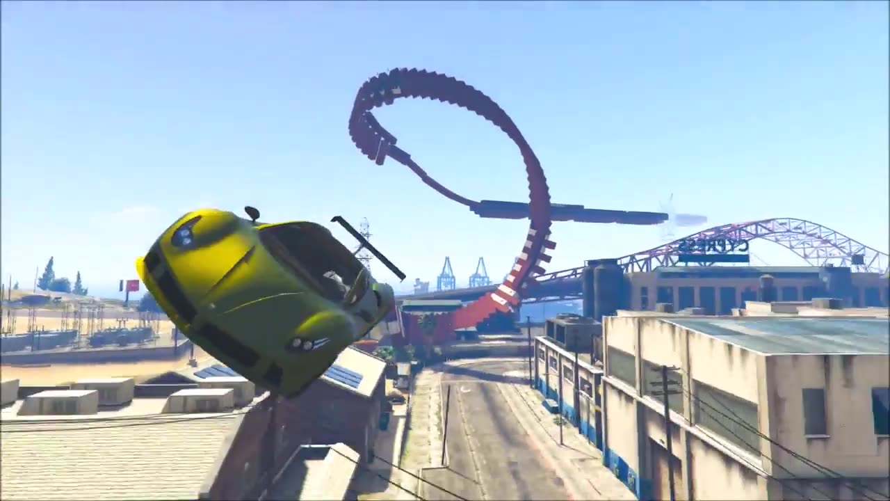 Awesome Gta 5 Stunts! Best Moments in Gta 5