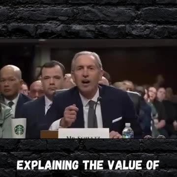 Howard Schultz Explained The Value of Hard Work During Congressional Hearing