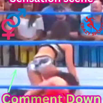 Women Wrestler and Referee Sensation scene🤯🔥