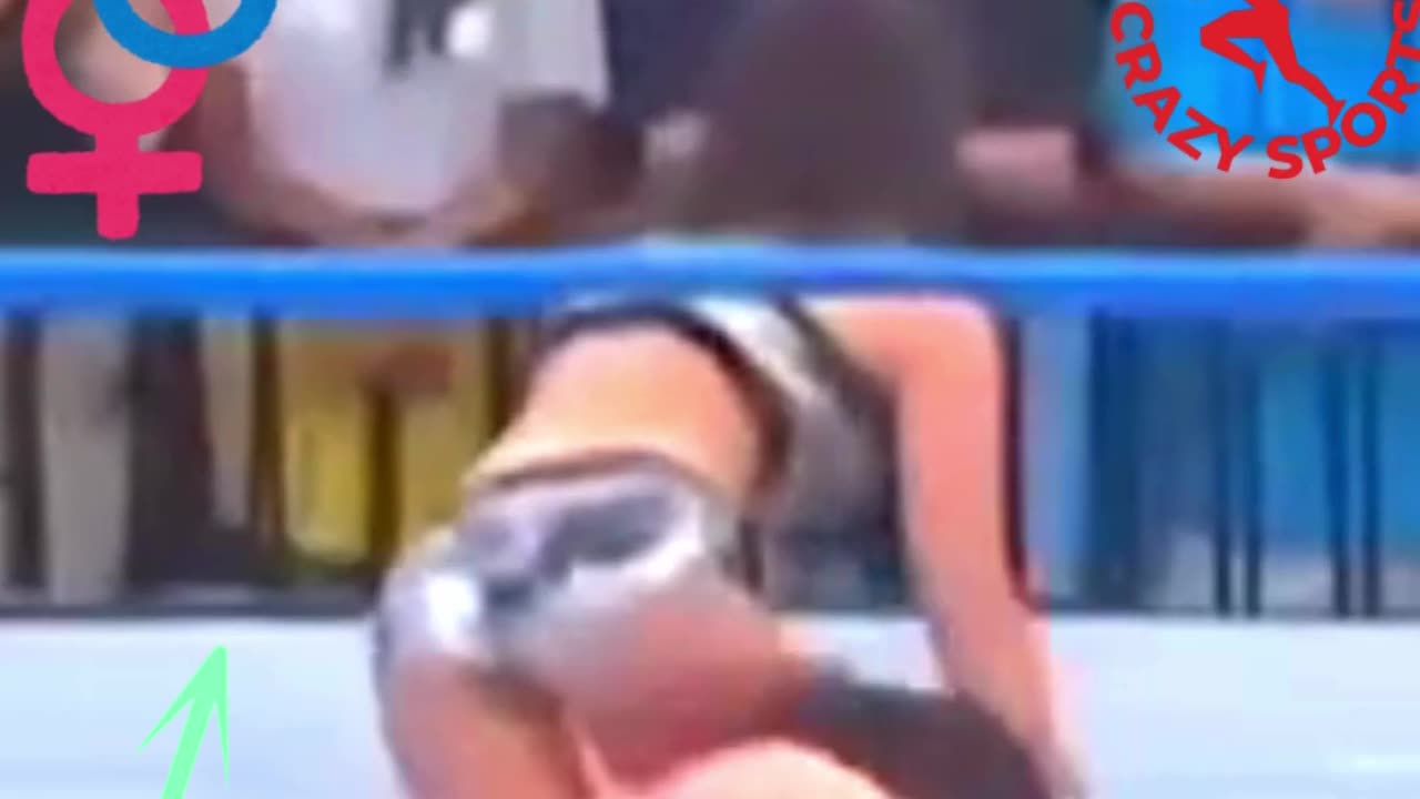 Women Wrestler and Referee Sensation scene🤯🔥