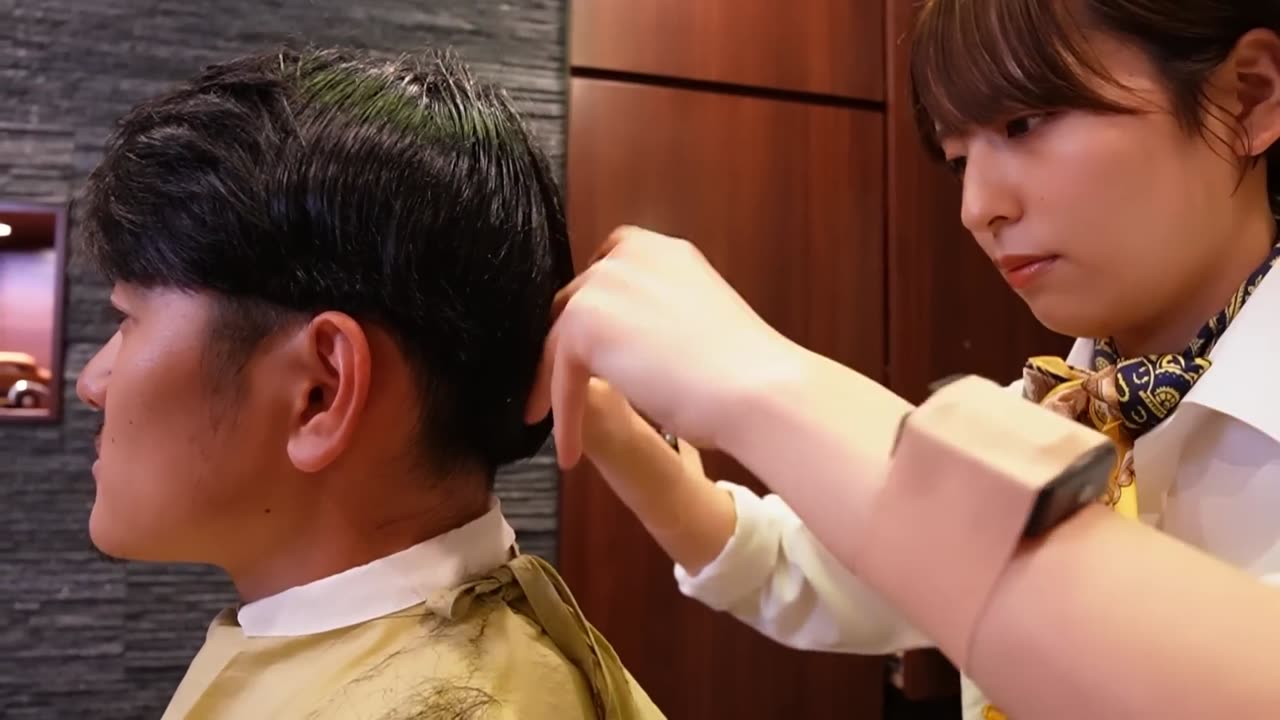 ASMR | The best hospitality by a Tokyo barbershop