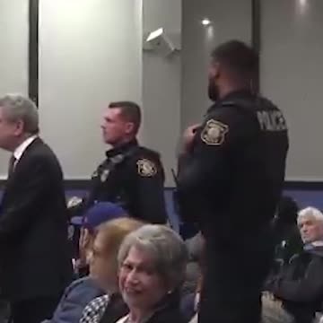 Man Protests American Flag Ban At City Council Meeting