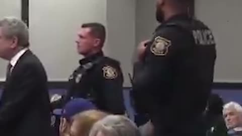 Man Protests American Flag Ban At City Council Meeting