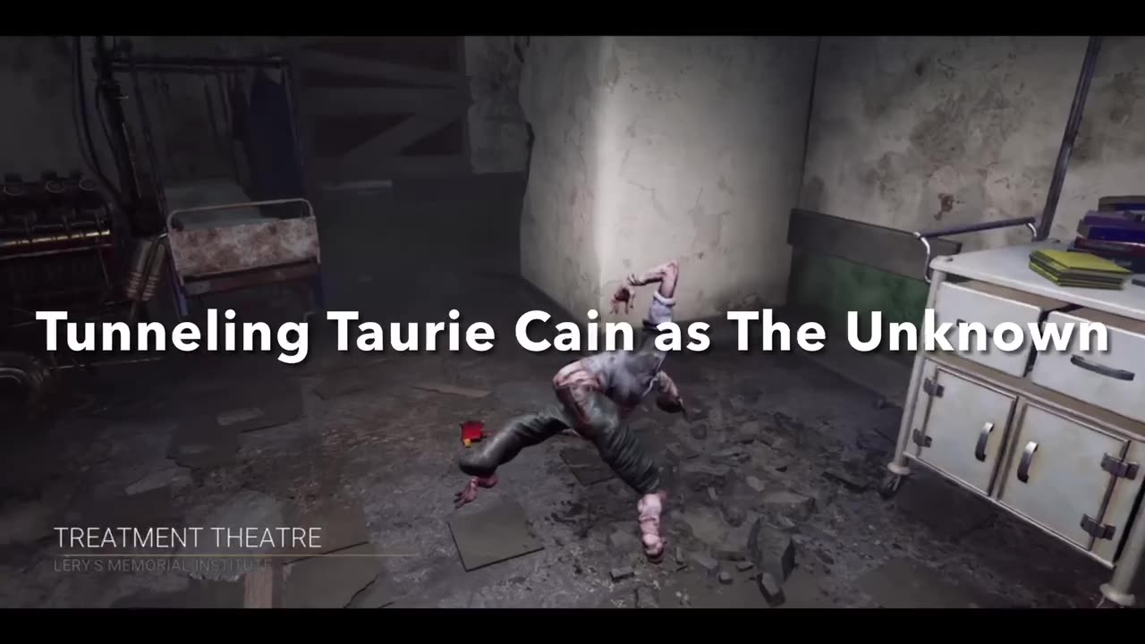 Tunneling new survivor Taurie Cain as THE UNKNOWN - DEAD BY DAYLIGHT