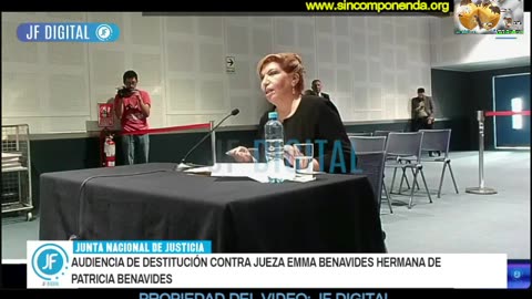 INCREÍBLE LA INTENCIONALIDAD DE PERJUDICAR A LA HERMANA DE LA FISCAL SUSPENDIDA, EMMA BENAVIDES