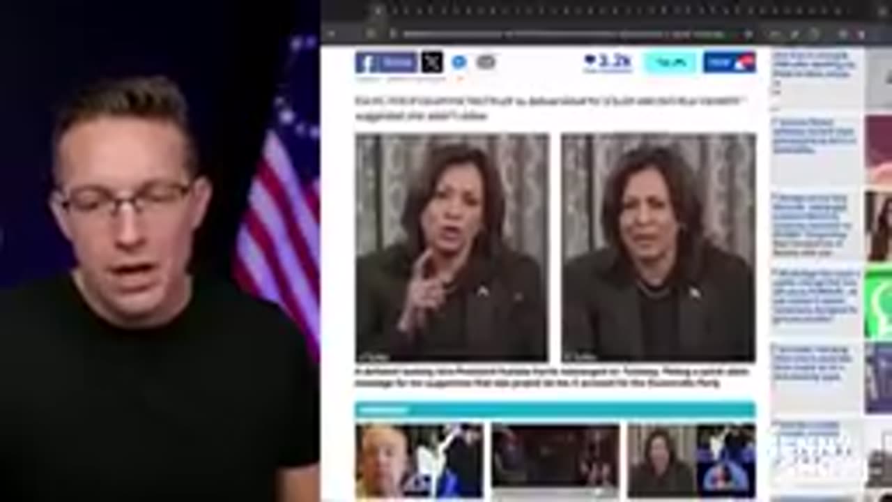 YIKES! Drunk, Unrecognizable Kamala Harris Goes On Slurring, Bleary-Eyed Vid