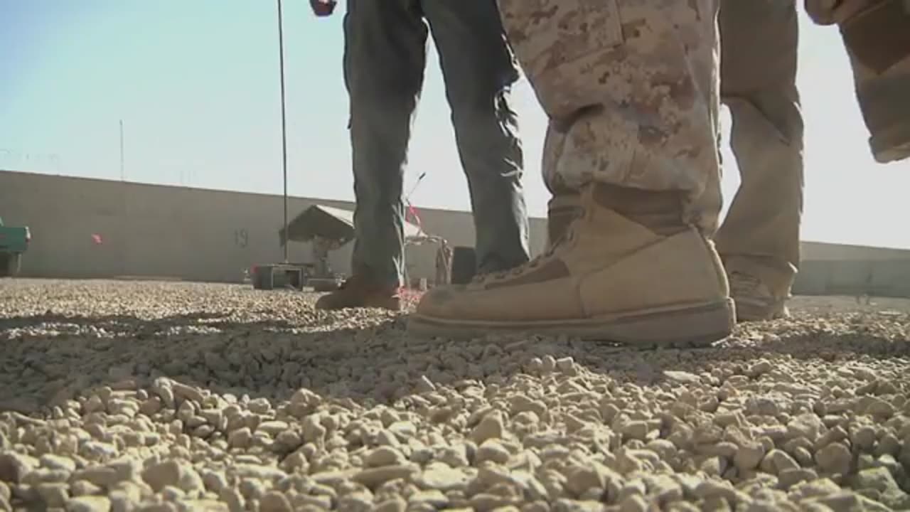 Marines teach Afghan security martial arts basics