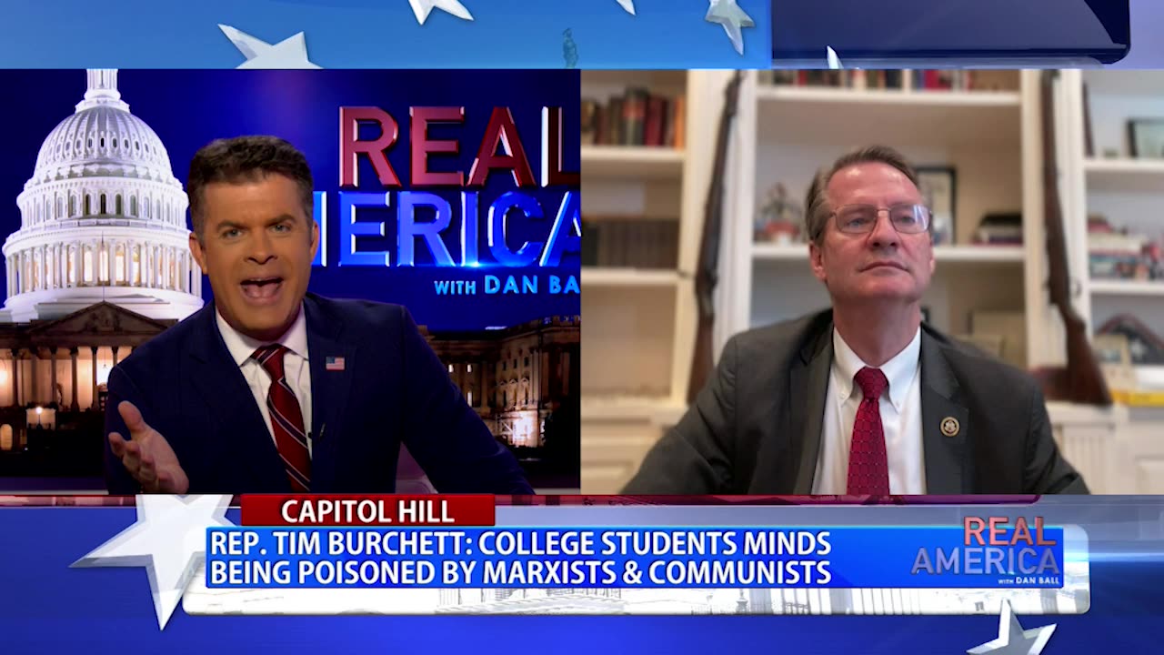 REAL AMERICA -- Dan Ball W/ Rep. Tim Burchett, Unmasking Antifa Bill, 5/9/24