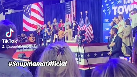 Star Spangled Banner Trump Town Hall Oaks P.A.