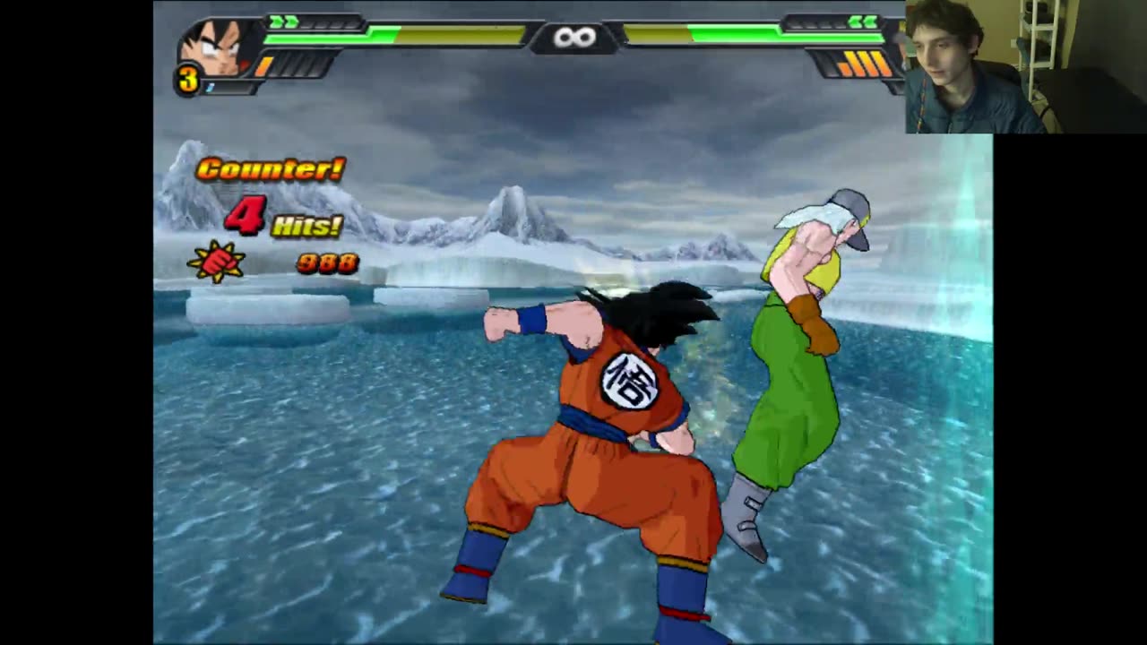 Dragon Ball Z Budokai Tenkaichi 3 Battle #192 With Live Commentary - Goku VS Android 13