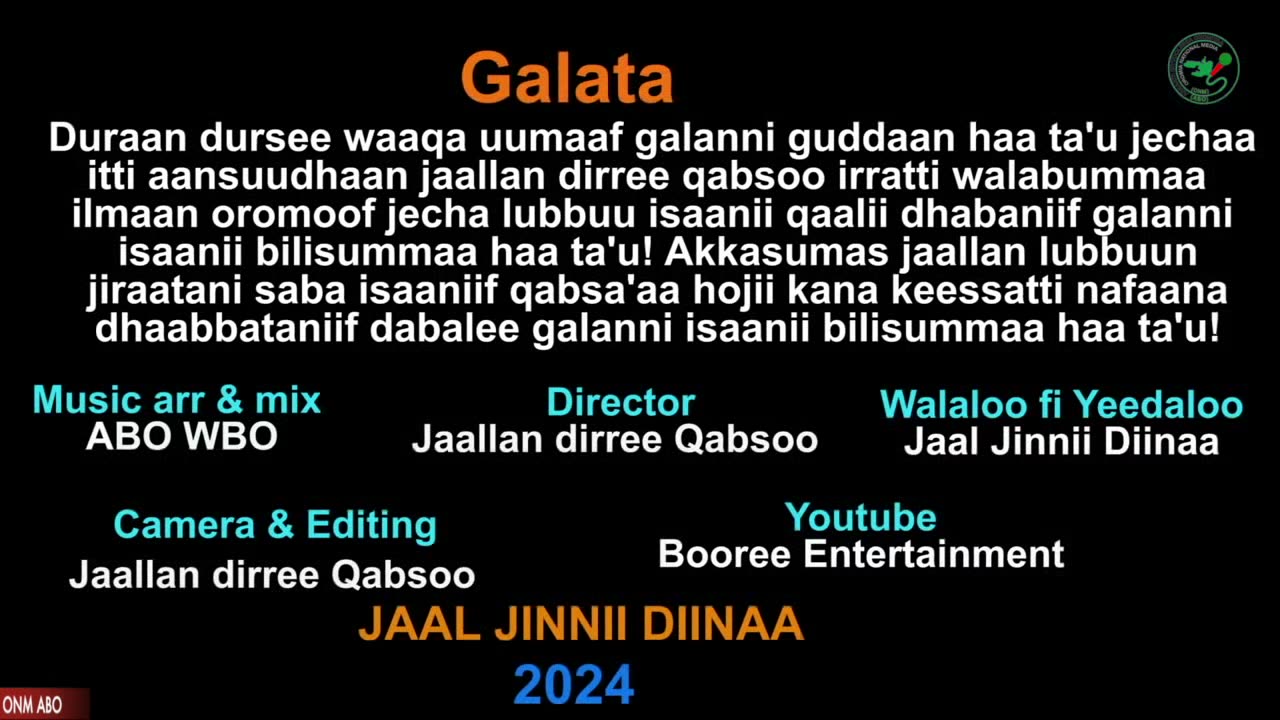 Oduu Ganama ONM-ABO Waxabajjii 1-2024 itti dhiyaadhaa!