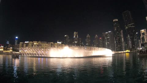 THE DUBAI FOUNTAIN Show: ÉDITH PIAF - LA VIE EN ROSE (Burj Khalifa Lake, Dubai Mall, UAE) [01.10.24]