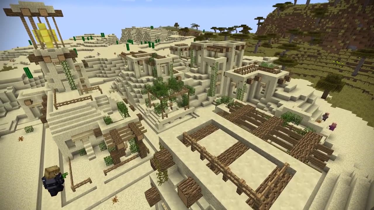 Let's Transform a Minecraft Desert Village!