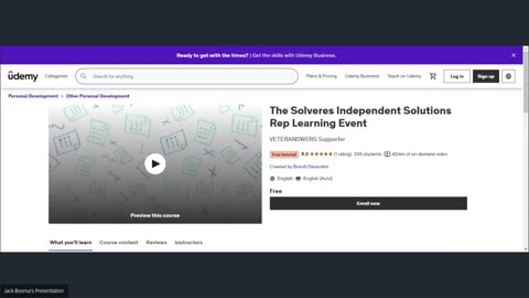 The Solveres Independent Solutions Rep Learning Event Preview