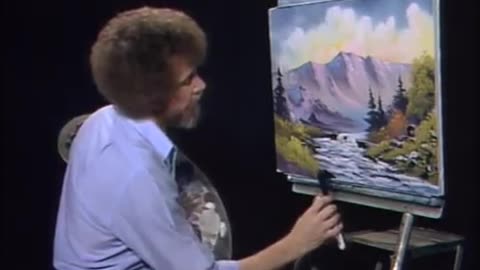 Bob Ross Bubbling Mountain Brook (Season 8 Episode 6)