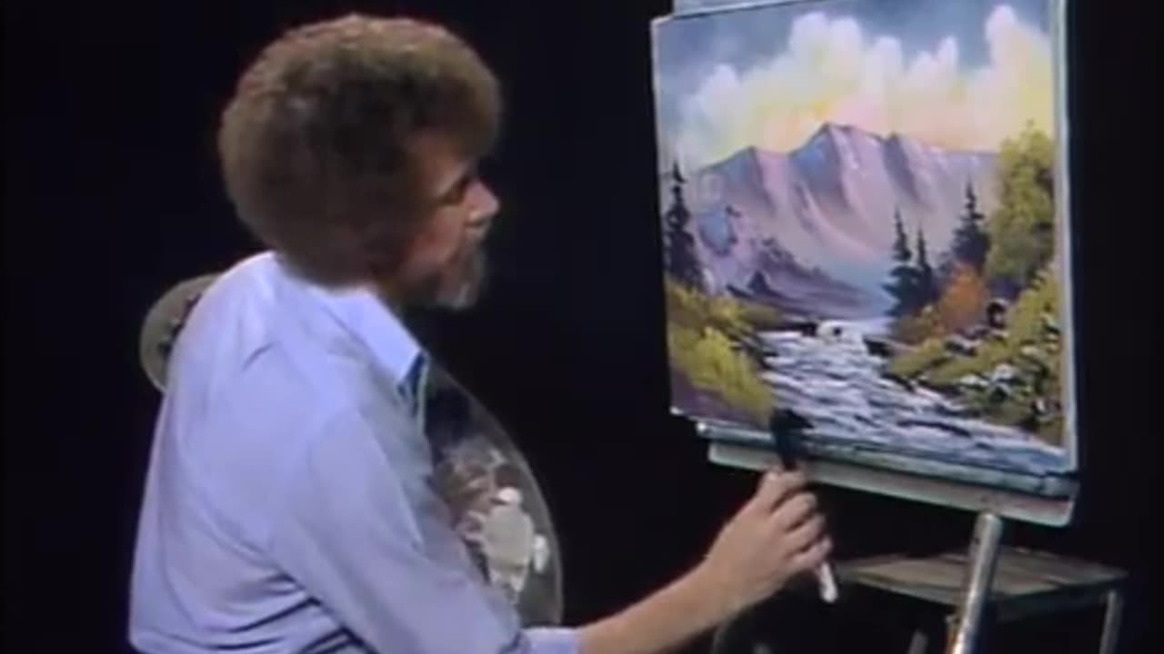 Bob Ross Bubbling Mountain Brook (Season 8 Episode 6)