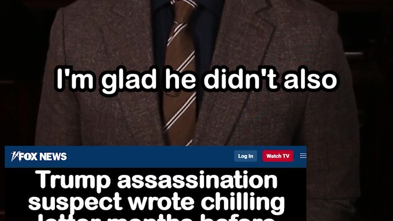 Trump Assassination Suspect Wrote Letter Months Before Attempt