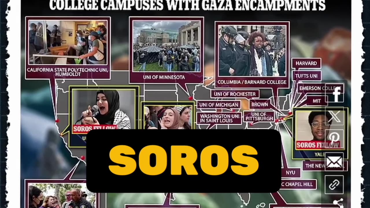 Soros funding Anti-Israel Protestors #Israel #Palestine #Protestors