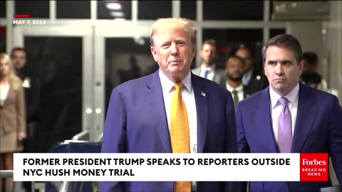 BREAKING NEWS Trump Speaks To Reporters After Stormy Daniels' Testimony At NYC Hush Money Trial