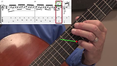 Technique Left-Hand, Part I. Video 14: m16-17 transition, option B